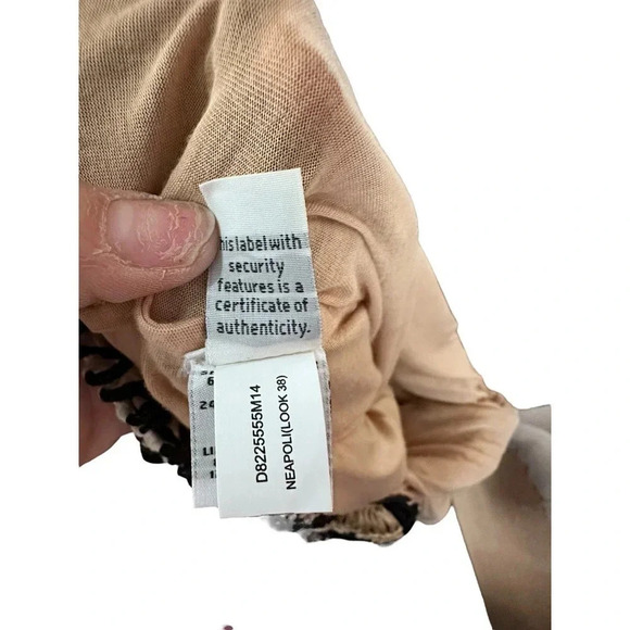 DVF DIANE VON FURSTENBERG SS 2014 Macrame Dress Size P - Picture 10 of 12